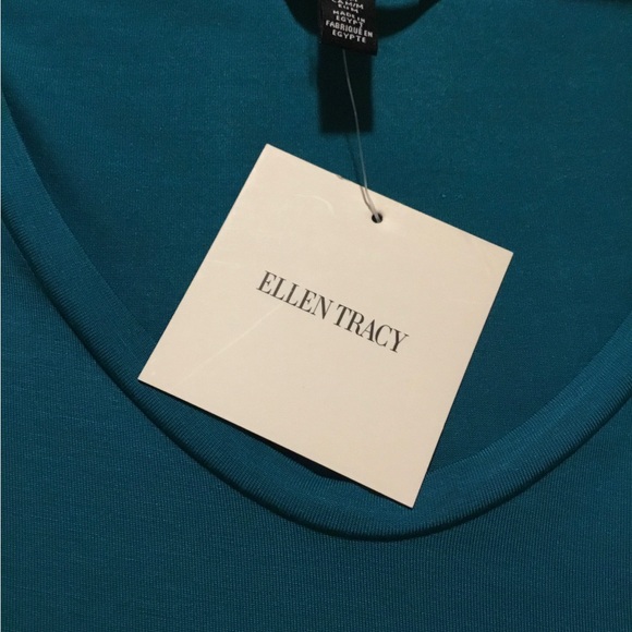 🆕Designer /Ellen Tracy / New /Women’s / Young Women’s / Cuffed Sleeve / T-Shirt - Picture 8 of 11